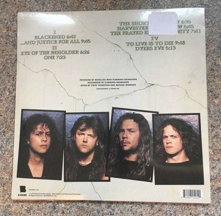 Metallica ...And Justice For All 2LP Walmart Exclusive Green Winyl
