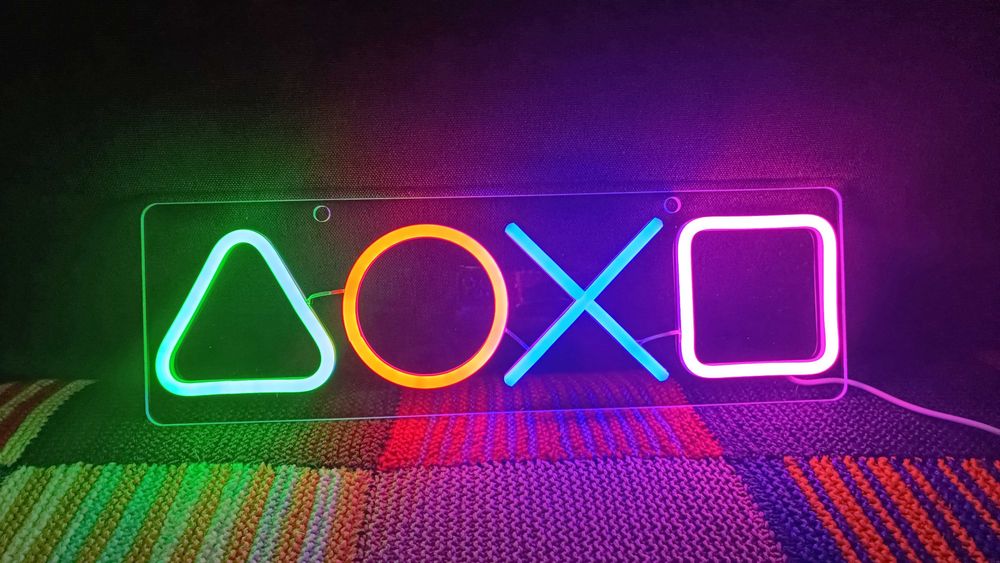 підсвітка Xbox Style Неон ночник подсветка иксбокс usb світильник