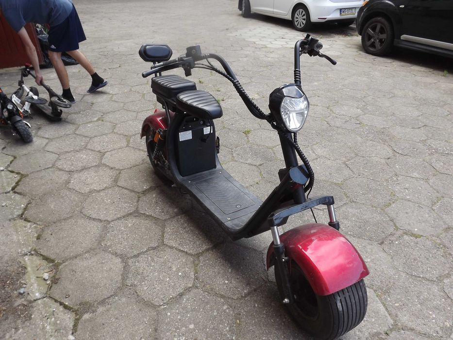 Skuter elektryczny dwu osobowy 2 szt baterii