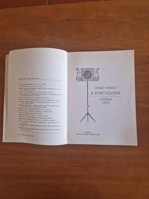 Livro "Como Nasceu a Portuguesa", Teixeira Leite