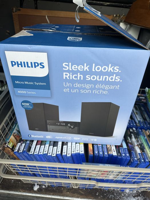 Wieża nowa nieużywana Philips bluetooth