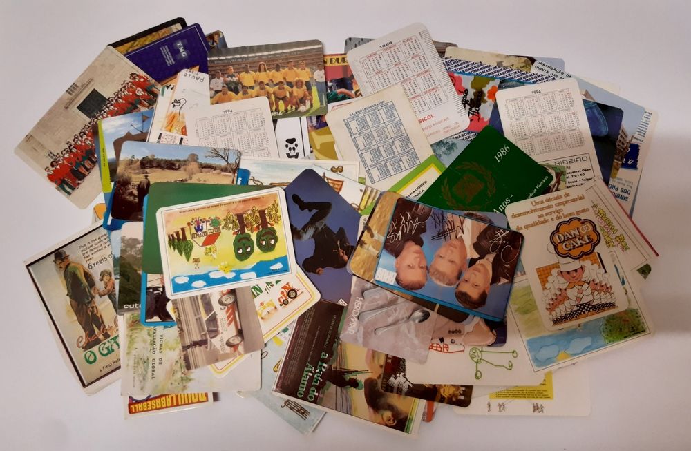Lote calendários anos 80/90