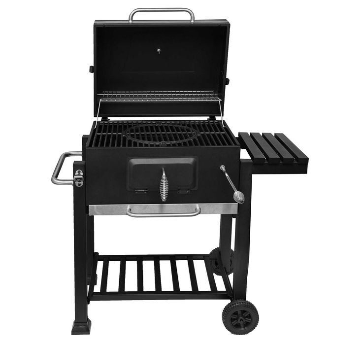 Duży Grill Węglowy XXL - Żeliwny Ruszt!