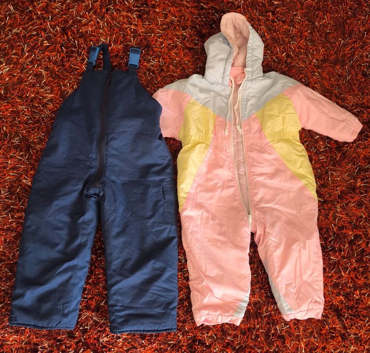 Fatos de neve menino e menina