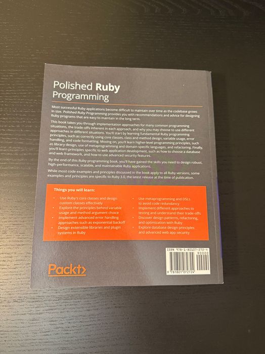 Livro  - Polished Ruby Programming