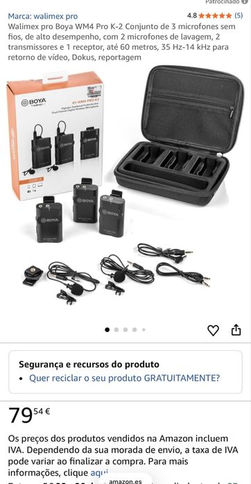 Lapela - Boya - BY-WM4 PRO