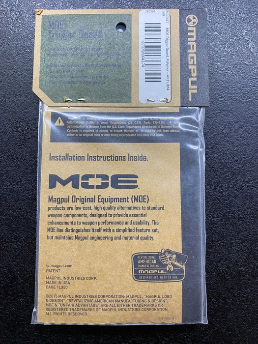 Спускова скоба Magpul MOE Trigger Guard AR15/AR10. Оригінал, USA