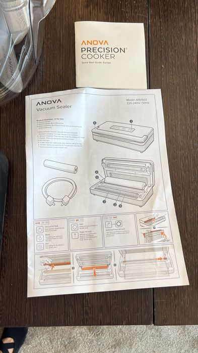 Sous vide e seladora nova