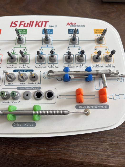 Kaseta chirurgiczna implantologiczna NeoBiotech IS Full KIT Ver. 5