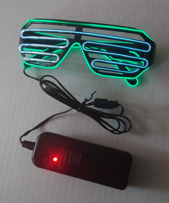 Okulary podświetlane imprezowe led