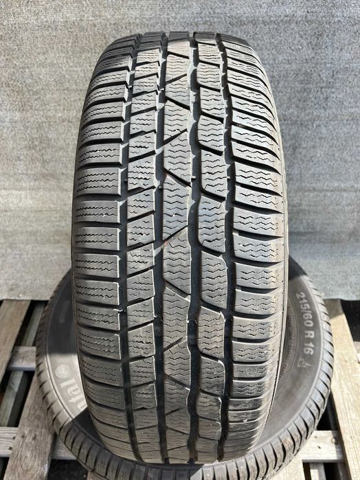 [W109] 2x 215/60/16 Opony zimowe Continental TS830P stan bdb 7mm <-najlepsze na śnieg