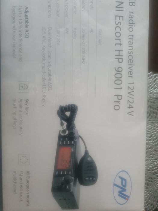 Sprzedam CB Radio PNI Escort HP 9001 Pro