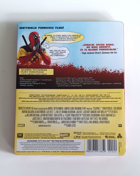 Deadpool 2 - Blu-ray Steelbook, PL