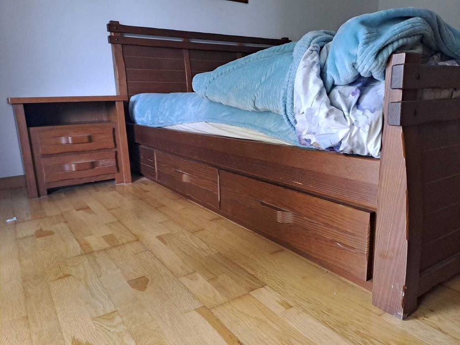 Quarto de casal rústico