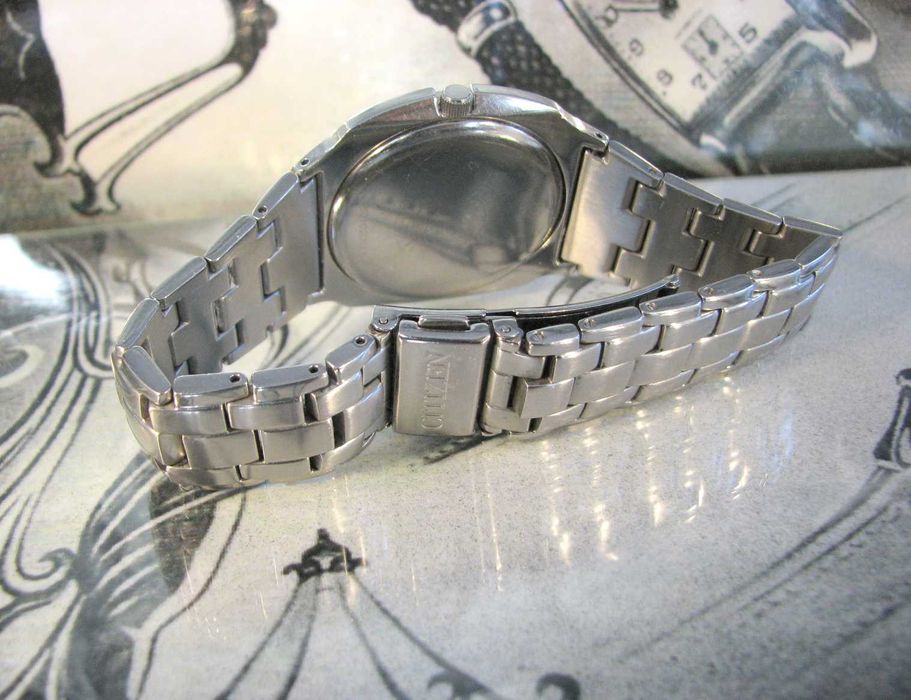 Zegarek CITIZEN Eco drive data STAL Super stan 39 mm Quartz Japan