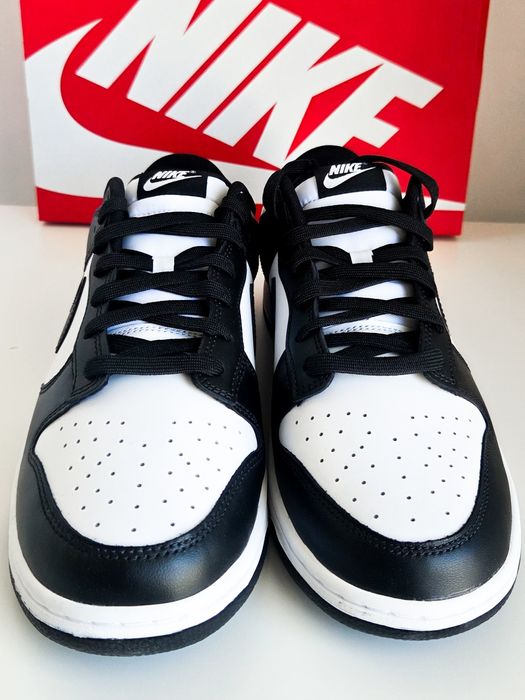 Buty sneakersy nike dunk low retro panda 45.5 czarne białe oryginalne  DD1391-100