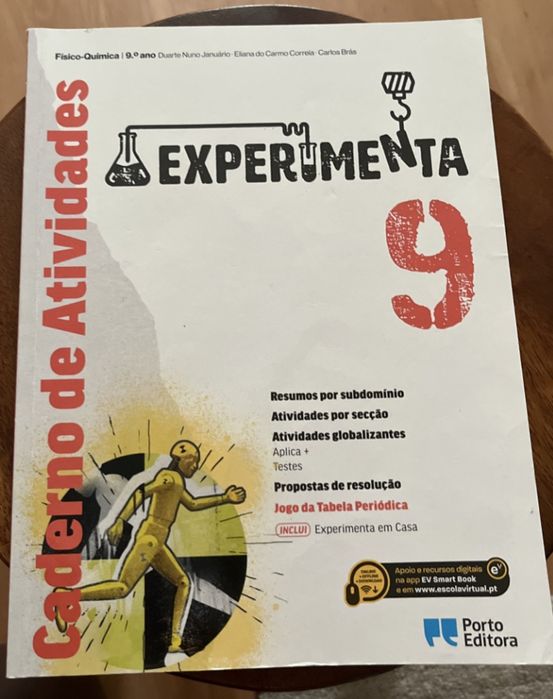 caderno de atividades do nono ano, disciplina de físico-química - não