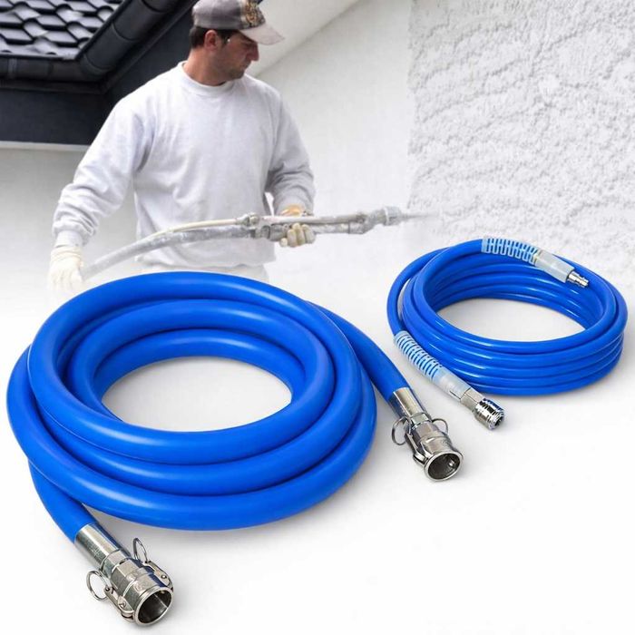 Шланг для штукатурної станції з конекторами та повітряним шлангом 5 м