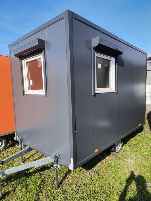 - przyczepa SOCJALNA - kontener socjalny - BIURO - 750 kg - 2 OKNA - rata 270 zł -