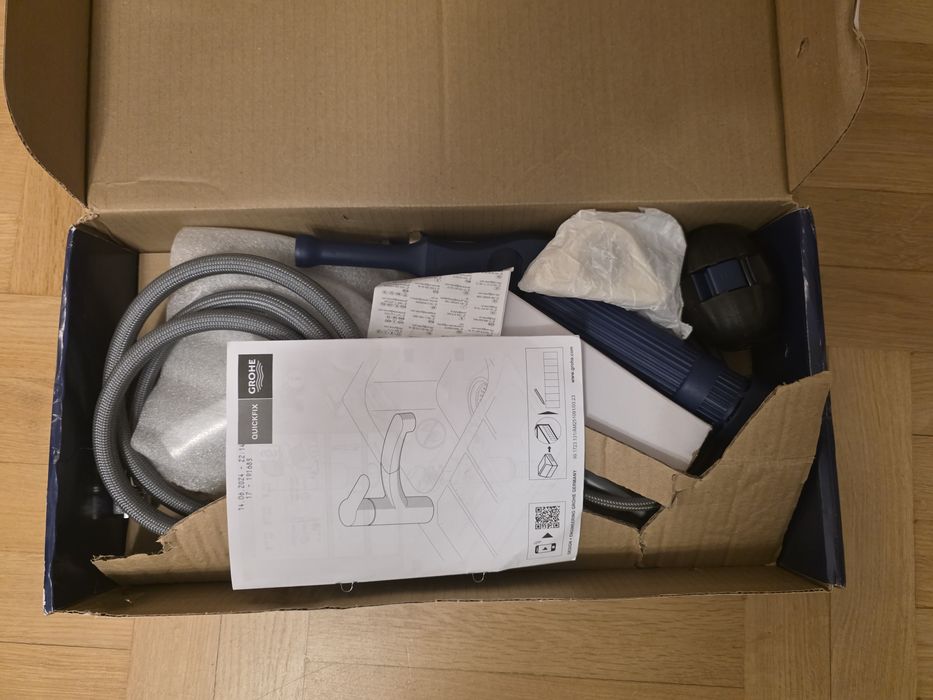 Bateria Kuchenna GROHE START Nowy Kran 2 strumienie wyciągana wylewka