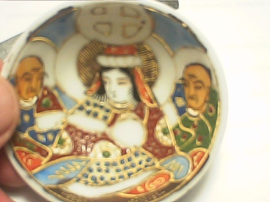 Пиала для сокэ ручная роспись старинная Япония