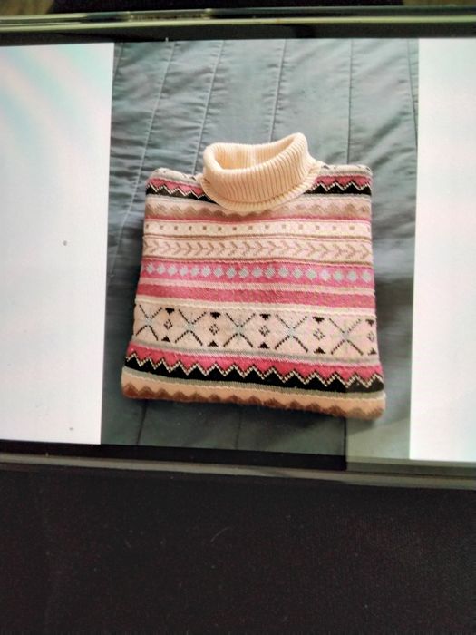 Camisolão de lã beige