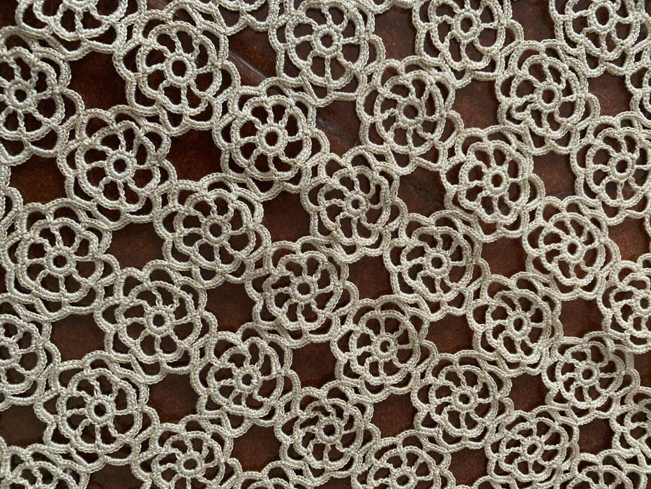 Toalha renda à mão