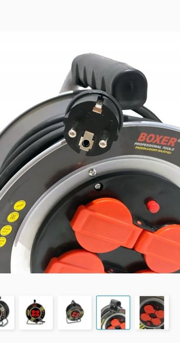 Przedłużacz  50m metalowy bęben mocny 3x2.5 wyprzedaż do wyczerpania