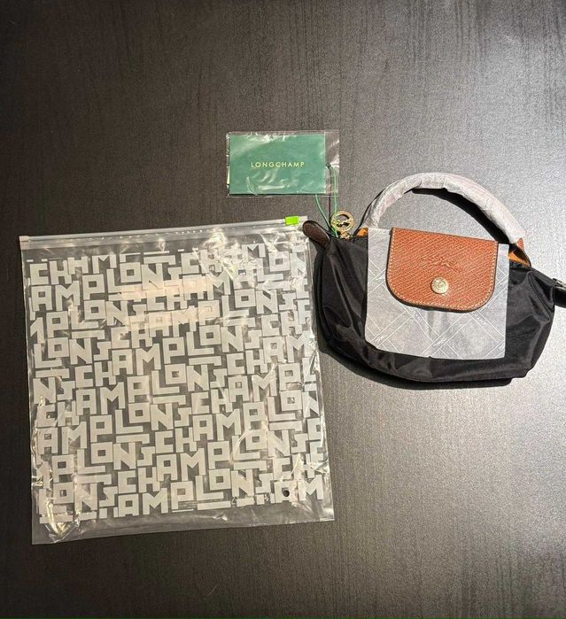 Mini Longchamp - Le Pliage Preto