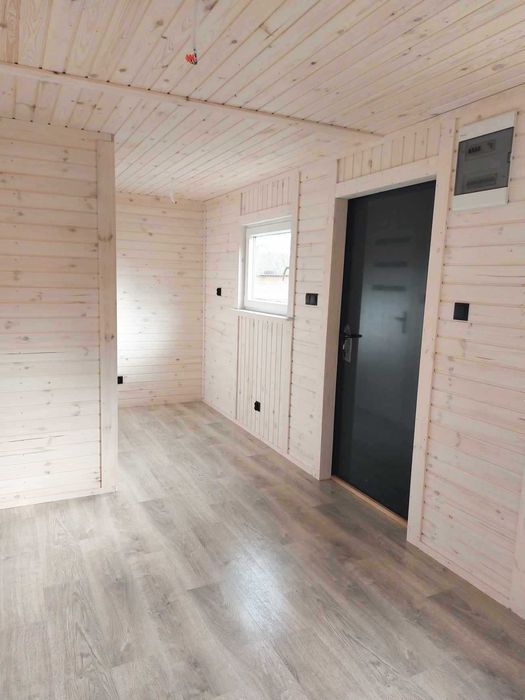 Domki drewniane 8mx3,2m ocieplone holenderskie, angielskie