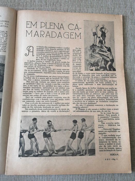 Revistas de 1937 e 1929 The Illustrated London News e ABC