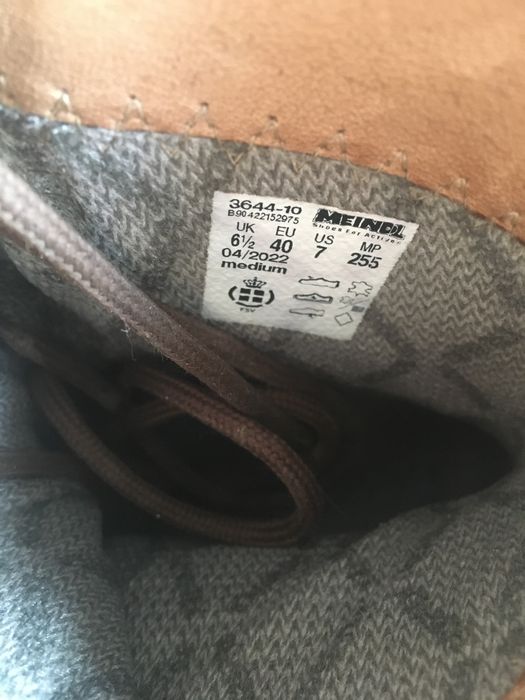 Buty Meindl wysokie 40 goretex