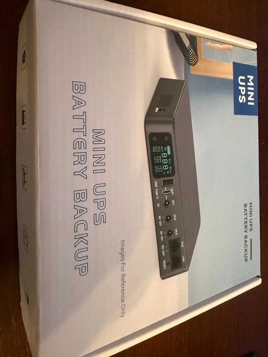 DC mini UPS Skazeke 18000mAh 5V/9V/12V ИБП для роутера + блок питания