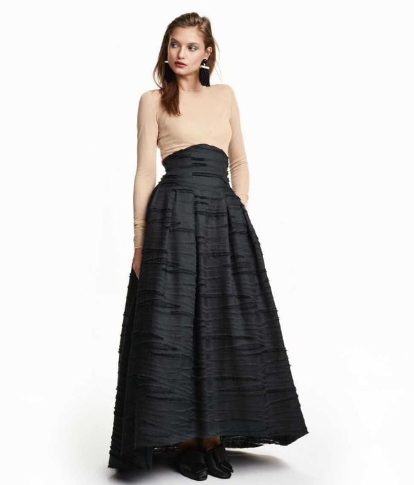 H&M Conscious spódnica ślub wesele sylwester elegancka