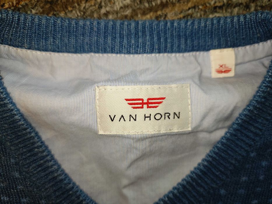 Męski sweter Van Horn r. XL / do lekkiego odkłaczkowania