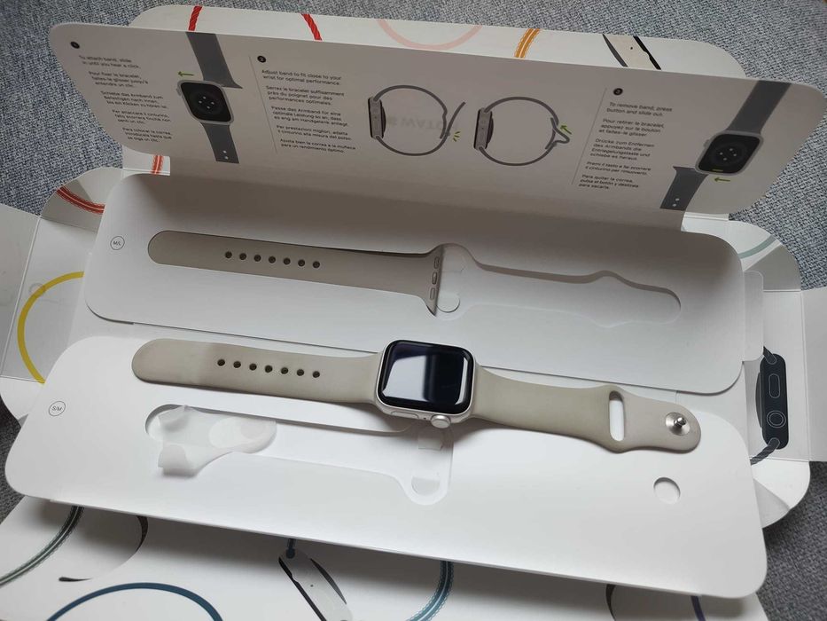 Zegarek Apple Watch SE (Gen2) Smartwatch A2722 Star ALU 40mm