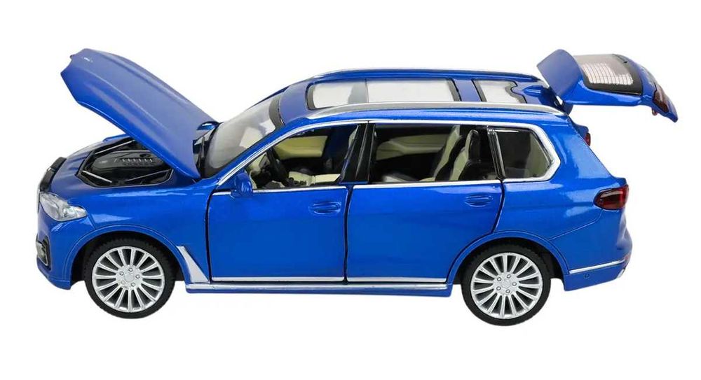 Машинка металева BMW X7 модель 1:32 ліцензійна інерційна 16,5 см