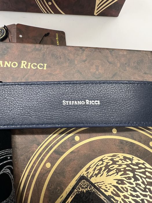 Ремень Stefano Ricci кожа крокодила