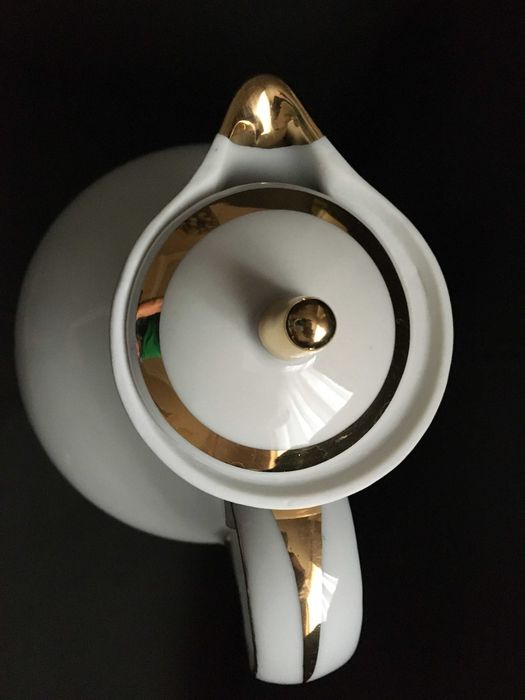 Глечик порцеляновий. Клеймо Книга. Київ. Заводський зразок