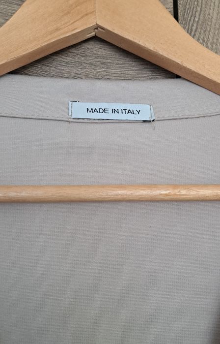 Made in Italy,nowy,wiosenny płaszczyk w kolorze beżowym,r.2xl/3xl
