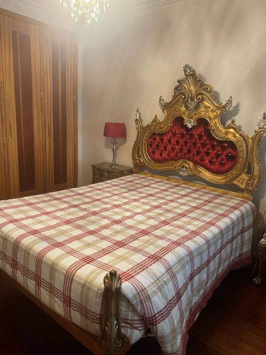 Quarto talha rica D. José em folha de ouro  e prata