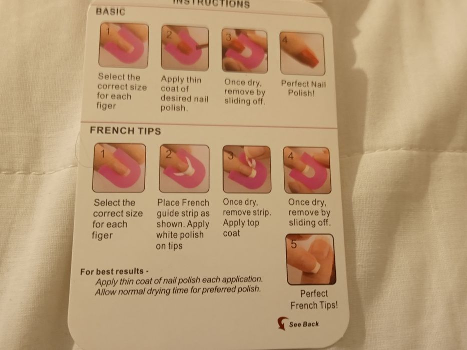 Pintura de unhas impecável - moldes de todos os tamanhos.Grátis portes