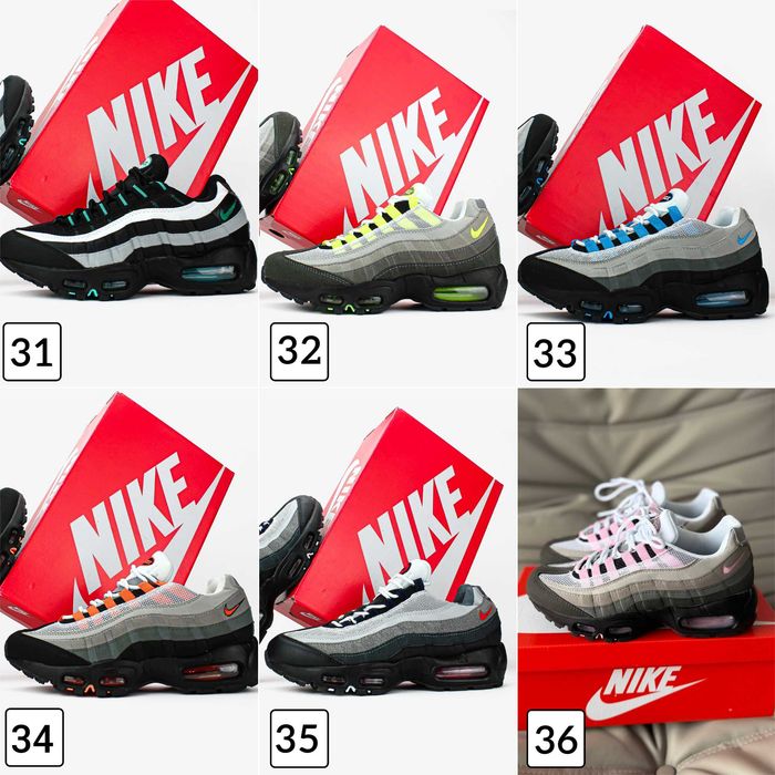 Кроссовки Nike Air Max 95 Кросівки Аир Макс 95 Люкс Качество 36-45