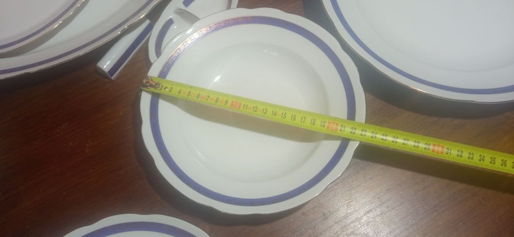 Zastawa obiadowa na 12 osób Ćmielów PRL