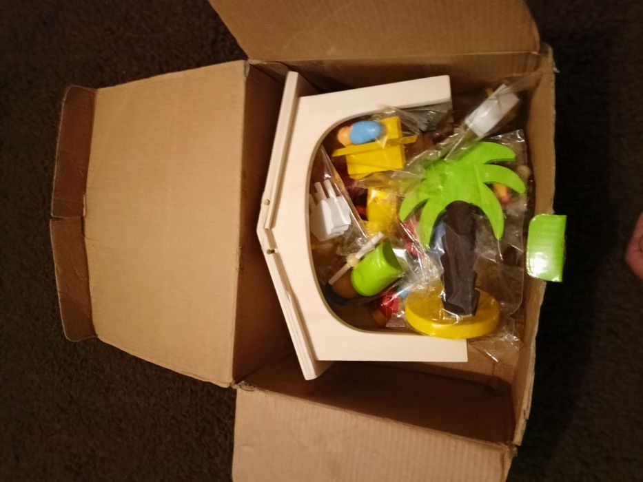 Szopka bożonarodzeniowa drewniana z drewna dla dzieci