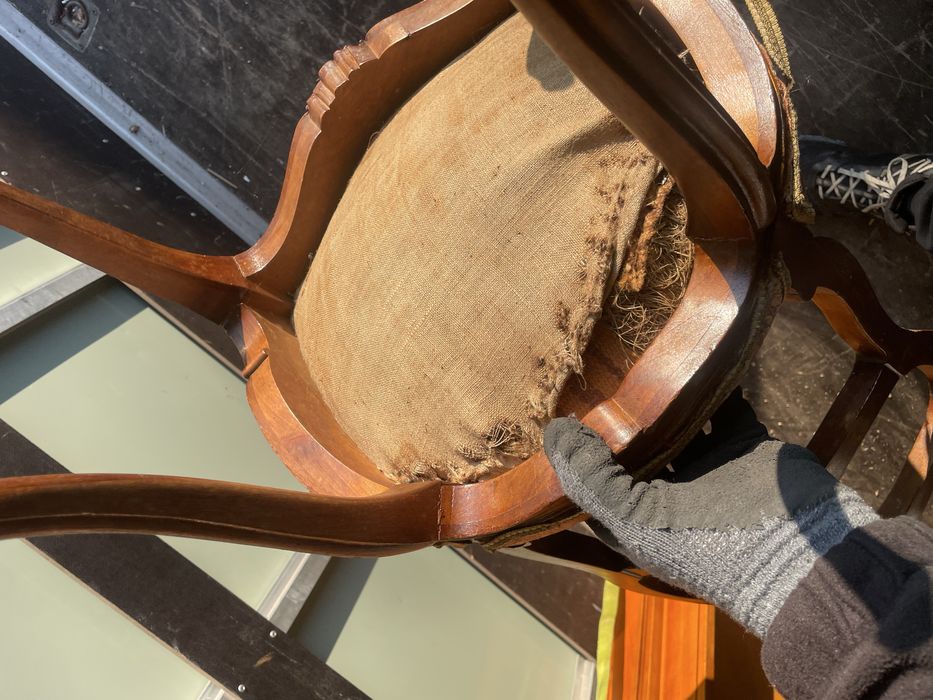 Krzesla antyki do renowacji piękne były stan jak na zdjęciach