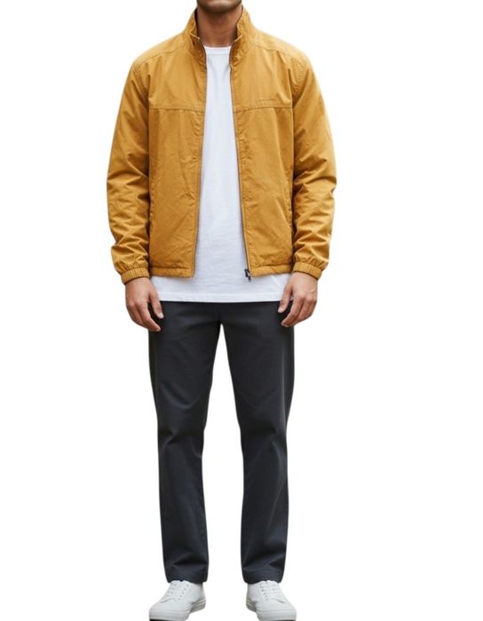 Musztardowa przejściowa męska kurtka Camel active Rozmiar 54 xl/xxl