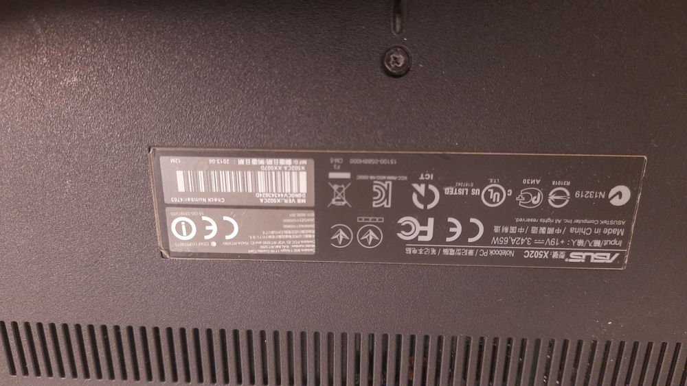 Ноутбук Asus асус x502c бу