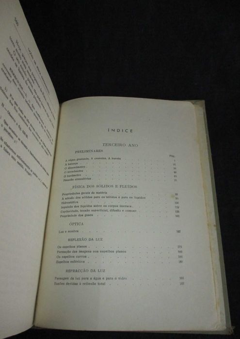 Livro Lições de Física Experimental para o 2º Ciclo dos Liceus