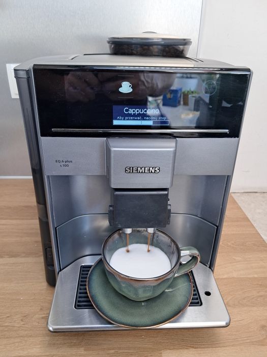 Ekspres do kawy ciśnieniowy Siemens EQ.6 plus s100 - zadbany i serwisowany